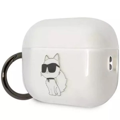 Karl Lagerfeld Etui ochronne na słuchawki Karl Lagerfeld KLAP2HNCHTCT do Apple AirPods Pro 2 cover transparent Ikonik Choupette Karl Lagerfeld Etui ochronne na słuchawki Karl Lagerfeld KLAP2HNCHTCT do Apple AirPods Pro 2 cover transparent Ikonik Choupette