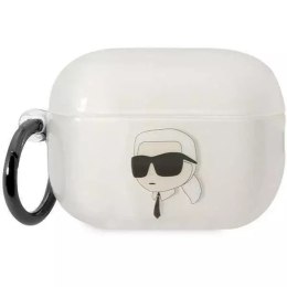 Karl Lagerfeld Etui ochronne na słuchawki Karl Lagerfeld KLAP2HNIKTCT do Apple AirPods Pro 2 cover transparent Ikonik Karl Lagerfeld