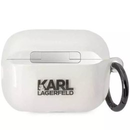 Karl Lagerfeld Etui ochronne na słuchawki Karl Lagerfeld KLAP2HNIKTCT do Apple AirPods Pro 2 cover transparent Ikonik Karl Lagerfeld