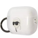 Karl Lagerfeld Etui ochronne na słuchawki Karl Lagerfeld KLAP2HNIKTCT do Apple AirPods Pro 2 cover transparent Ikonik Karl Lagerfeld