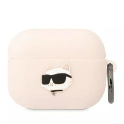 Karl Lagerfeld Etui ochronne na słuchawki Karl Lagerfeld KLAPRUNCHP do Apple AirPods Pro cover różowy/pink Silicone Choupette Head 3D Karl Lagerfeld Etui ochronne na słuchawki Karl Lagerfeld KLAPRUNCHP do Apple AirPods Pro cover różowy/pink Silicone Choupette Head 3D