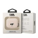 Karl Lagerfeld Etui ochronne na słuchawki Karl Lagerfeld KLAPRUNCHP do Apple AirPods Pro cover różowy/pink Silicone Choupette Head 3D