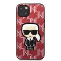Karl Lagerfeld Etui ochronne na telefon Karl Lagerfeld KLHCP13MPMNIKPI do Apple iPhone 13 6,1" hardcase czerwony/red Monogram Ikonik Patch