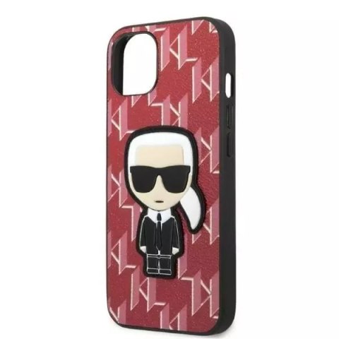 Karl Lagerfeld Etui ochronne na telefon Karl Lagerfeld KLHCP13MPMNIKPI do Apple iPhone 13 6,1" hardcase czerwony/red Monogram Ikonik Patch Karl Lagerfeld Etui ochronne na telefon Karl Lagerfeld KLHCP13MPMNIKPI do Apple iPhone 13 6,1" hardcase czerwony/red Monogram Ikonik Patch