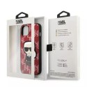Karl Lagerfeld Etui ochronne na telefon Karl Lagerfeld KLHCP13MPMNIKPI do Apple iPhone 13 6,1" hardcase czerwony/red Monogram Ikonik Patch