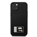 Karl Lagerfeld Etui ochronne na telefon Karl Lagerfeld KLHCP13S3DKPK do Apple iPhone 13 Mini 5,4" czarny/black hardcase Ikonik Patch