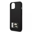 Karl Lagerfeld Etui ochronne na telefon Karl Lagerfeld KLHCP13S3DKPK do Apple iPhone 13 Mini 5,4" czarny/black hardcase Ikonik Patch