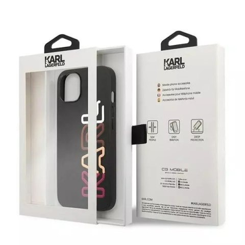 Karl Lagerfeld Etui ochronne na telefon Karl Lagerfeld KLHCP13SPCOBK do Apple iPhone 13 Mini 5,4" czarny/black hardcase Multipink Brand Karl Lagerfeld Etui ochronne na telefon Karl Lagerfeld KLHCP13SPCOBK do Apple iPhone 13 Mini 5,4" czarny/black hardcase Multipink Brand