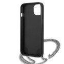 Karl Lagerfeld Etui ochronne na telefon Karl Lagerfeld KLHCP13SPMK do Apple iPhone 13 Mini 5,4" hardcase czarny/black Leather Textured and Chai
