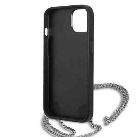 Karl Lagerfeld Etui ochronne na telefon Karl Lagerfeld KLHCP13SPMK do Apple iPhone 13 Mini 5,4" hardcase czarny/black Leather Textured and Chai Karl Lagerfeld Etui ochronne na telefon Karl Lagerfeld KLHCP13SPMK do Apple iPhone 13 Mini 5,4" hardcase czarny/black Leather Textured and Chai
