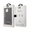 Karl Lagerfeld Etui ochronne na telefon Karl Lagerfeld KLHCP13SPMK do Apple iPhone 13 Mini 5,4" hardcase czarny/black Leather Textured and Chai
