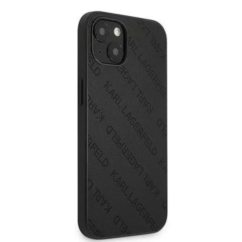 Karl Lagerfeld Etui ochronne na telefon Karl Lagerfeld KLHCP13SPTLK do Apple iPhone 13 Mini 5,4" hardcase czarny/black Perforated Allover Karl Lagerfeld Etui ochronne na telefon Karl Lagerfeld KLHCP13SPTLK do Apple iPhone 13 Mini 5,4" hardcase czarny/black Perforated Allover