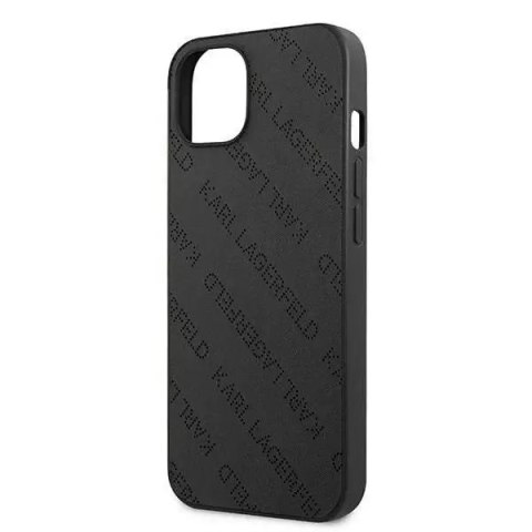 Karl Lagerfeld Etui ochronne na telefon Karl Lagerfeld KLHCP13SPTLK do Apple iPhone 13 Mini 5,4" hardcase czarny/black Perforated Allover Karl Lagerfeld Etui ochronne na telefon Karl Lagerfeld KLHCP13SPTLK do Apple iPhone 13 Mini 5,4" hardcase czarny/black Perforated Allover
