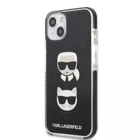 Karl Lagerfeld Etui ochronne na telefon Karl Lagerfeld KLHCP13STPE2TK do Apple iPhone 13 Mini 5,4" hardcase czarny/black Karl&Choupette Head Karl Lagerfeld Etui ochronne na telefon Karl Lagerfeld KLHCP13STPE2TK do Apple iPhone 13 Mini 5,4" hardcase czarny/black Karl&Choupette Head