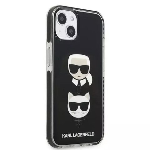 Karl Lagerfeld Etui ochronne na telefon Karl Lagerfeld KLHCP13STPE2TK do Apple iPhone 13 Mini 5,4" hardcase czarny/black Karl&Choupette Head Karl Lagerfeld Etui ochronne na telefon Karl Lagerfeld KLHCP13STPE2TK do Apple iPhone 13 Mini 5,4" hardcase czarny/black Karl&Choupette Head