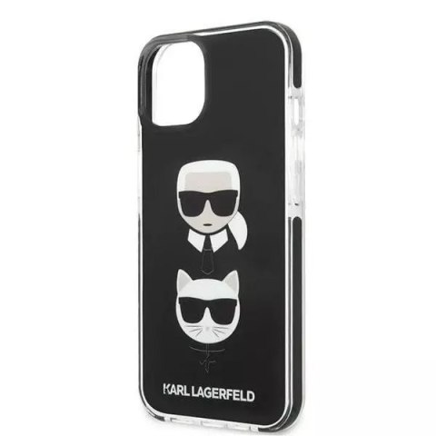 Karl Lagerfeld Etui ochronne na telefon Karl Lagerfeld KLHCP13STPE2TK do Apple iPhone 13 Mini 5,4" hardcase czarny/black Karl&Choupette Head Karl Lagerfeld Etui ochronne na telefon Karl Lagerfeld KLHCP13STPE2TK do Apple iPhone 13 Mini 5,4" hardcase czarny/black Karl&Choupette Head