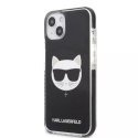 Karl Lagerfeld Etui ochronne na telefon Karl Lagerfeld KLHCP13STPECK do Apple iPhone 13 Mini 5,4" hardcase czarny/black Choupette Head