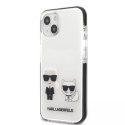 Karl Lagerfeld Etui ochronne na telefon Karl Lagerfeld KLHCP13STPEKCW do Apple iPhone 13 Mini 5,4" hardcase biały/white Karl&Choupette