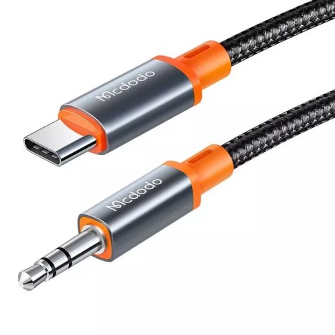 Mcdodo Kabel Mcdodo CA-900 USB-C do mini jack 3.5mm AUX, 1.8m (czarny) Mcdodo Kabel Mcdodo CA-900 USB-C do mini jack 3.5mm AUX, 1.8m (czarny)