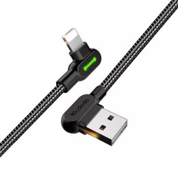 Mcdodo Kabel USB do Lightning, Mcdodo CA-4673, kątowy, 1.8m (czarny)