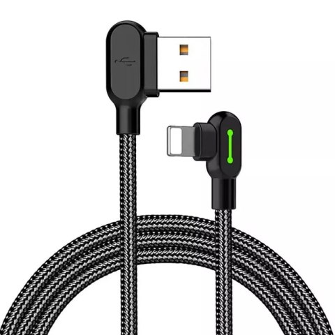 Mcdodo Kabel USB do Lightning, Mcdodo CA-4679, kątowy, 3m (czarny) Mcdodo Kabel USB do Lightning, Mcdodo CA-4679, kątowy, 3m (czarny)
