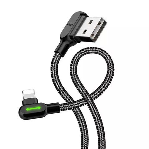 Mcdodo Kabel USB do Lightning, Mcdodo CA-4679, kątowy, 3m (czarny) Mcdodo Kabel USB do Lightning, Mcdodo CA-4679, kątowy, 3m (czarny)