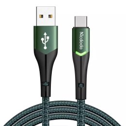 Mcdodo Kabel USB do USB-C Mcdodo Magnificence CA-7961 LED, 1m (zielony)