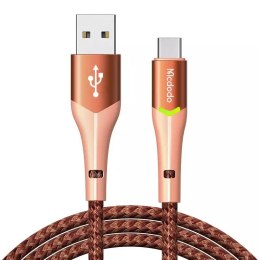 Mcdodo Kabel USB do USB-C Mcdodo Magnificence CA-7962 LED, 1m (pomarańczowy)