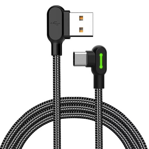 Mcdodo Kabel USB do USB-C kątowy Mcdodo CA-5280 LED, 3m (czarny) Mcdodo Kabel USB do USB-C kątowy Mcdodo CA-5280 LED, 3m (czarny)