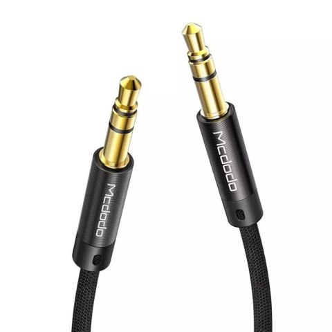 Mcdodo Kabel mini jack 3,5mm AUX Mcdodo CA-6640 1.2m (czarny) Mcdodo Kabel mini jack 3,5mm AUX Mcdodo CA-6640 1.2m (czarny)