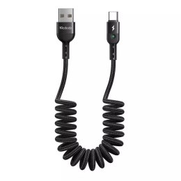 Mcdodo Kabel sprężynowy USB do USB-C Mcdodo Omega CA-6420 1.8m (czarny)