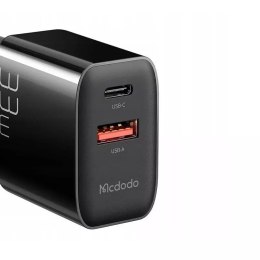 Mcdodo Ładowarka sieciowa Mcdodo CH-0922 USB + USB-C, 33W + kabel USB-C (czarna)