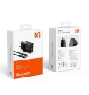 Mcdodo Ładowarka sieciowa Mcdodo CH-1952 USB + USB-C, 20W + kabel USB-C do Lightning (czarna)
