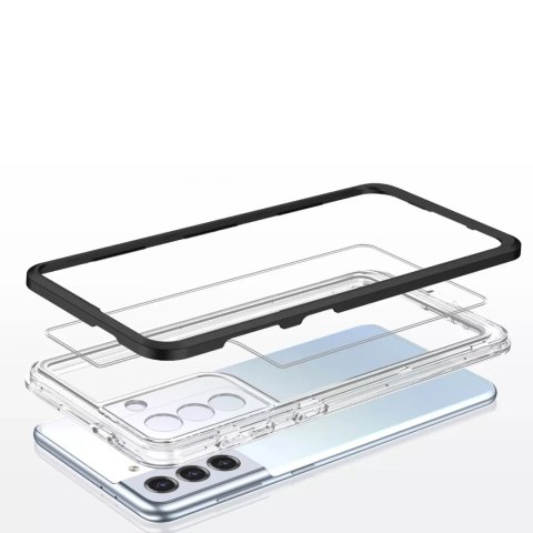 Samsung Etui Clear 3in1 do Samsung Galaxy S23+ Plus silikonowy pokrowiec z ramką czarne Samsung Etui Clear 3in1 do Samsung Galaxy S23+ Plus silikonowy pokrowiec z ramką czarne