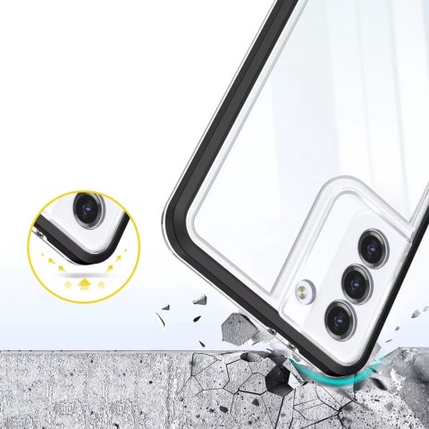 Samsung Etui Clear 3in1 do Samsung Galaxy S23+ Plus silikonowy pokrowiec z ramką czarne Samsung Etui Clear 3in1 do Samsung Galaxy S23+ Plus silikonowy pokrowiec z ramką czarne