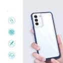 Samsung Etui Clear 3in1 do Samsung Galaxy S23+ Plus silikonowy pokrowiec z ramką niebieskie