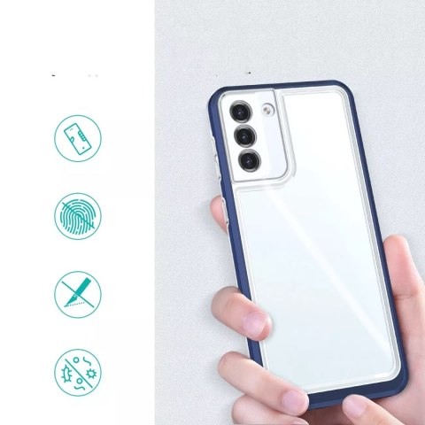 Samsung Etui Clear 3in1 do Samsung Galaxy S23+ Plus silikonowy pokrowiec z ramką niebieskie Samsung Etui Clear 3in1 do Samsung Galaxy S23+ Plus silikonowy pokrowiec z ramką niebieskie