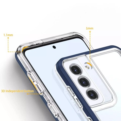 Samsung Etui Clear 3in1 do Samsung Galaxy S23+ Plus silikonowy pokrowiec z ramką niebieskie Samsung Etui Clear 3in1 do Samsung Galaxy S23+ Plus silikonowy pokrowiec z ramką niebieskie
