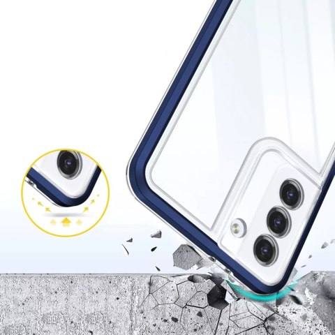 Samsung Etui Clear 3in1 do Samsung Galaxy S23+ Plus silikonowy pokrowiec z ramką niebieskie Samsung Etui Clear 3in1 do Samsung Galaxy S23+ Plus silikonowy pokrowiec z ramką niebieskie