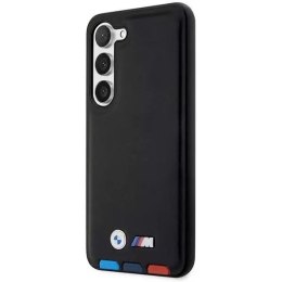 BMW Etui BBMW do Samsung Galaxy S23+ Plus Leather Stamp Tricolor czarny