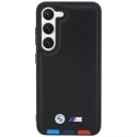 BMW Etui BBMW do Samsung Galaxy S23+ Plus Leather Stamp Tricolor czarny