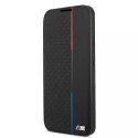 BMW Etui BMW BMBKS22MTRTBK do Galaxy S22+ S906 bookcase M Collection Triangles czarny/black
