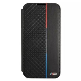 BMW Etui BMW BMBKS22MTRTBK do Galaxy S22+ S906 bookcase M Collection Triangles czarny/black