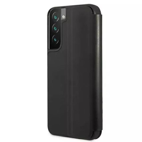 BMW Etui BMW BMBKS22MTRTBK do Galaxy S22+ S906 bookcase M Collection Triangles czarny/black BMW Etui BMW BMBKS22MTRTBK do Galaxy S22+ S906 bookcase M Collection Triangles czarny/black