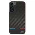 BMW Etui hardcase BMW BMHCS22MPUCARTCBK do Galaxy S22+ S906 M Collection Triangles black/czarny
