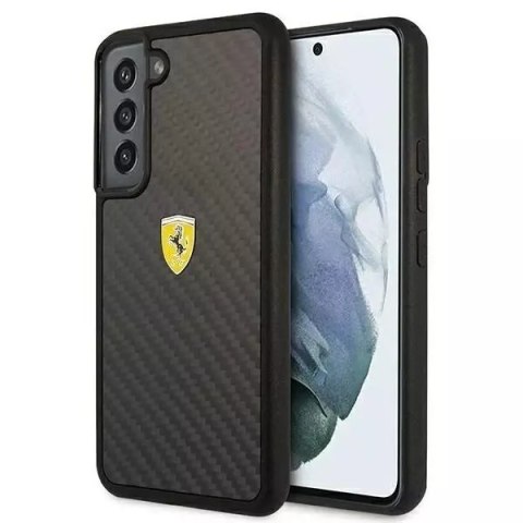 Ferrari Etui Ferrari FEHCS22MFCAK do Galaxy S22+ S906 hardcase On Track Real Carbon czarny/black Ferrari Etui Ferrari FEHCS22MFCAK do Galaxy S22+ S906 hardcase On Track Real Carbon czarny/black