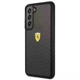 Ferrari Etui Ferrari FEHCS22MFCAK do Galaxy S22+ S906 hardcase On Track Real Carbon czarny/black