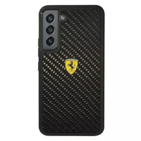 Ferrari Etui Ferrari FEHCS22MFCAK do Galaxy S22+ S906 hardcase On Track Real Carbon czarny/black Ferrari Etui Ferrari FEHCS22MFCAK do Galaxy S22+ S906 hardcase On Track Real Carbon czarny/black