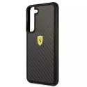 Ferrari Etui Ferrari FEHCS22MFCAK do Galaxy S22+ S906 hardcase On Track Real Carbon czarny/black