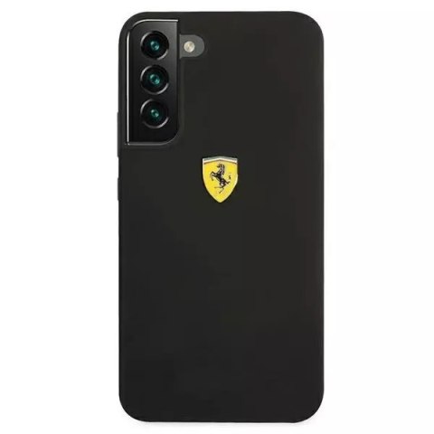 Ferrari Etui Ferrari FESSIHCS22MBK do Galaxy S22+ S906 hardcase On Track Silicone czarny/black Ferrari Etui Ferrari FESSIHCS22MBK do Galaxy S22+ S906 hardcase On Track Silicone czarny/black